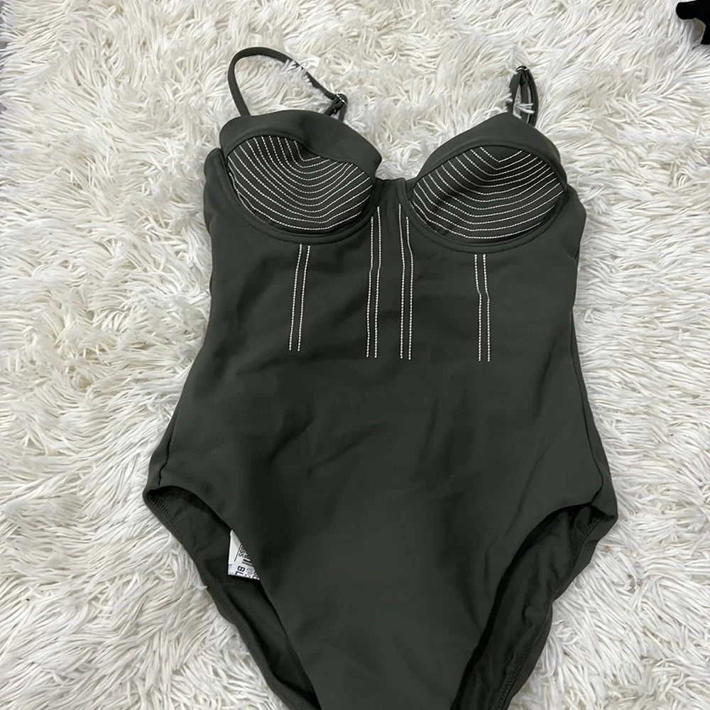 SIMKHAI
Beatrix Bustier One Piece Swimsuit - Picture 3 of 8